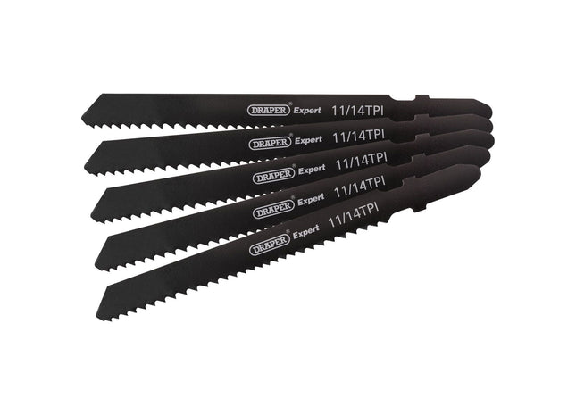 Draper DT118B Jigsaw Blade Set, 92mm (5 Piece) 81730 Draper - Town Tools 