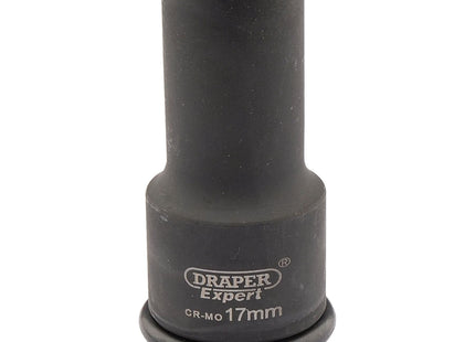 Draper Expert HI-TORQ 6 Point Deep Impact Socket, 3/4" Sq. Dr., 17mm Draper - Town Tools 
