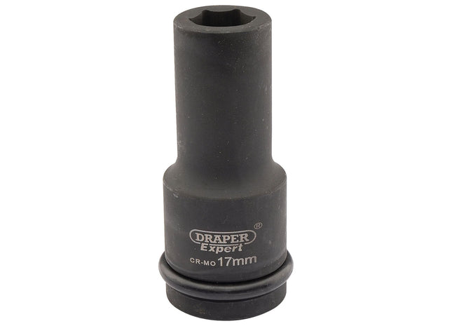 Draper Expert HI-TORQ 6 Point Deep Impact Socket, 3/4" Sq. Dr., 17mm Draper - Town Tools 