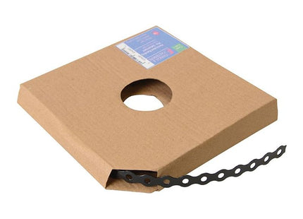 Forgefix Black Plastic Coated Pre-Galvanised Band 12mm x 0.8 x 10m Box 1 ForgeFix - RockBottom Northampton
