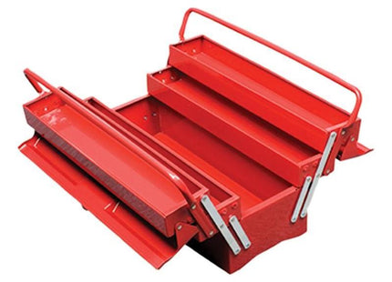 Faithfull Metal Cantilever Toolbox - 5 Tray 49cm (19in) Faithfull - RockBottom Northampton