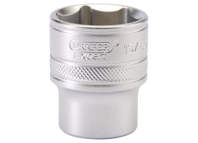 Draper 6 Point Imperial Socket, 1/2" Sq. Dr., 15/16" 16633 Draper - Town Tools 