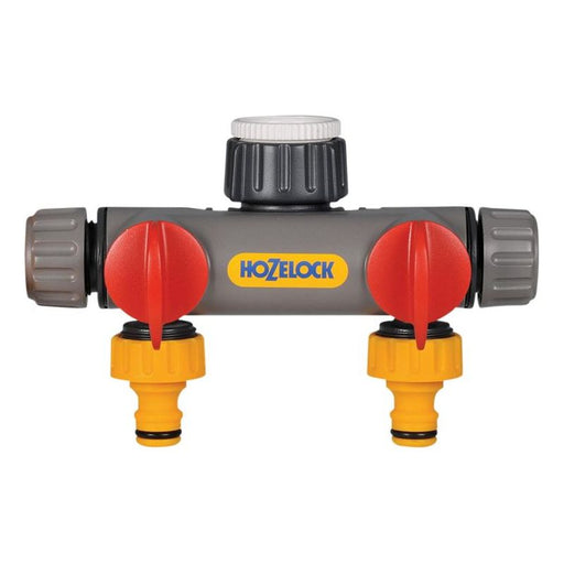Hozelock 2252 2-Way Tap Connector 1/2 - 1in BSP Hozelock - RockBottom Northampton