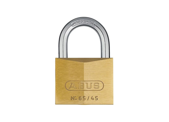 Abus Mechanical 65/45mm Brass Padlock Keyed Alike 451 ABUS Mechanical - RockBottom Northampton 