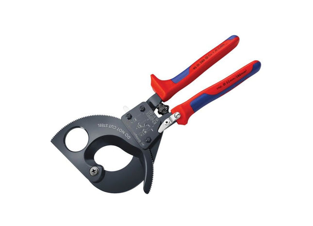 Knipex Ratchet Action Cable Shears Multi-Component Grip 280mm Knipex - RockBottom Northampton