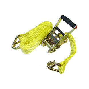 Faithfull Ratchet Tie-Down 8m x 50mm Trucker Breaking Strain 4000kg Faithfull - RockBottom Northampton