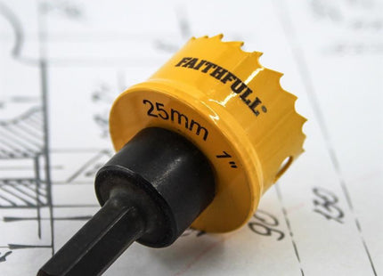 Faithfull Mini Holesaw 25mm Faithfull - RockBottom Northampton