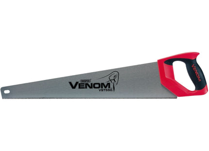 Draper Venom Second Fix Triple Ground Handsaw, 550mm, 11tpi/12ppi Draper - Town Tools 