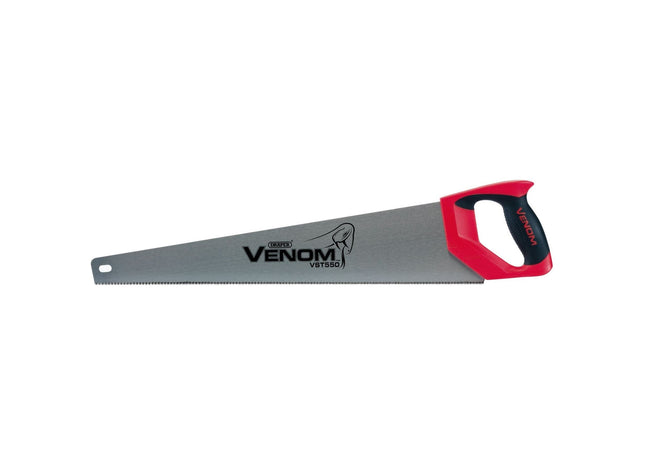 Draper Venom Second Fix Triple Ground Handsaw, 550mm, 11tpi/12ppi Draper - Town Tools 