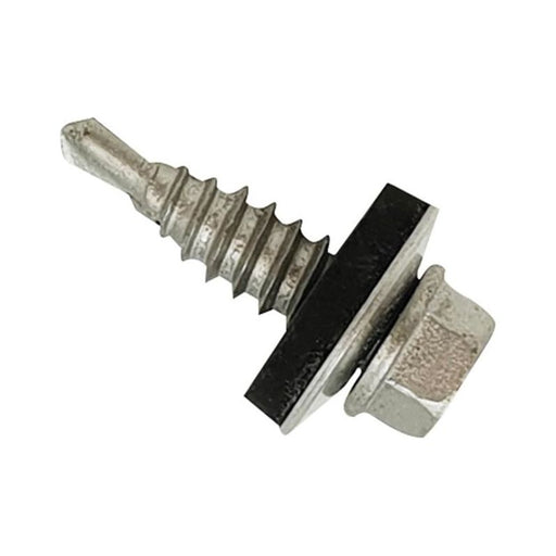 Forgefix TechFast Self-Drilling Stitching Hex Screw & Washer No.1 Tip 6.3 x 25mm Box 100 ForgeFix - RockBottom Northampton