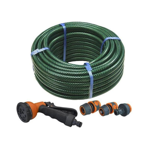 Faithfull PVC Reinforced Hose 30m Fittings & Spray Gun Faithfull - RockBottom Northampton