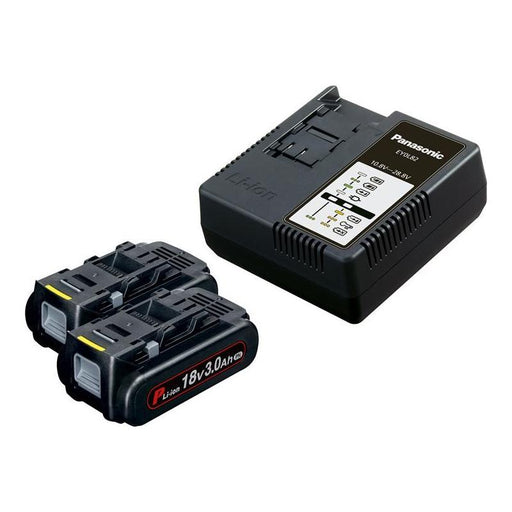 Panasonic EYC954B32 Battery & Charger Kit 18V 2 x 3.0Ah Li-ion Panasonic - RockBottom Nothampton