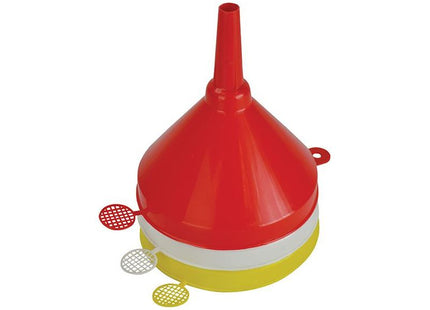 Faithfull Plastic Funnel 150mm Set, 3 Piece Faithfull - RockBottom Northampton