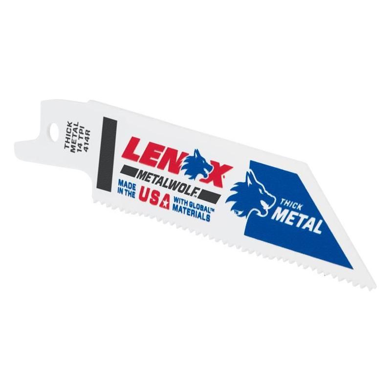 Lenox MetalWolf Wave Edge Reciprocating Saw Blade 102 x 19 x 0.9mm 14 TPI (Pack 5) LENOX - RockBottom Northampton