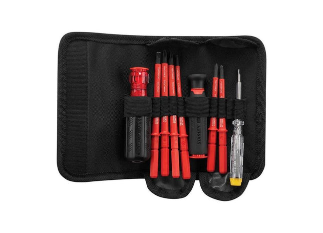 Stanley® Hand Tools VDE Multi-Bit Screwdriver Set, 10 Piece STANLEY® Hand Tools - RockBottom Nothampton