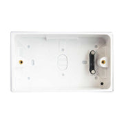 Dencon Pattress Box with Earth 2-Gang 45mm Dencon - RockBottom Northampton