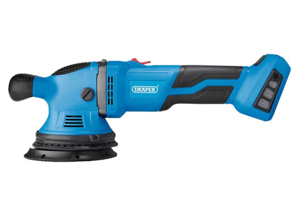 Draper D20 20V Brushless Random Orbit Polisher, 125mm (Sold Bare) Draper - Town Tools