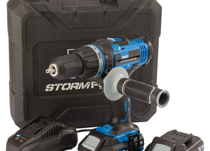Draper Storm Force 20V Combi Drill, 2 x 2.0Ah Batteries, 1 x Charger Draper - Town Tools 