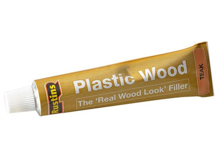 Rustins Plastic Wood Tube Teak 20g Rustins - RockBottom Nothampton