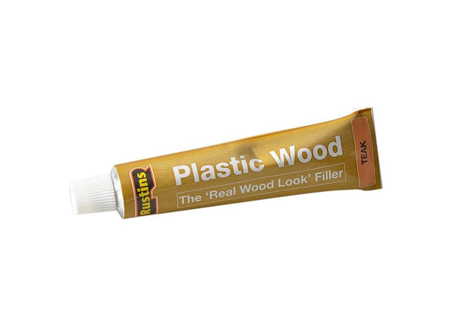 Rustins Plastic Wood Tube Teak 20g Rustins - RockBottom Nothampton