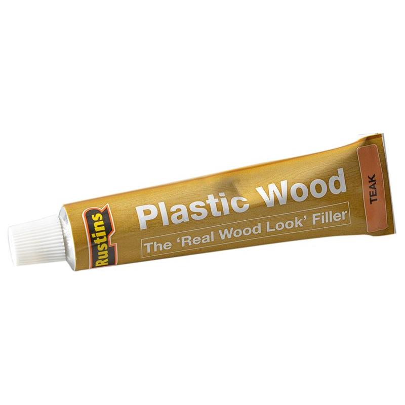 Rustins Plastic Wood Tube Teak 20g Rustins - RockBottom Nothampton