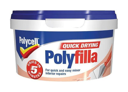 Polycell Multipurpose Quick Drying Polyfilla Tub 500g Polycell - RockBottom Nothampton