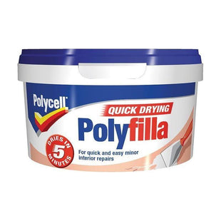 Polycell Multipurpose Quick Drying Polyfilla Tub 500g Polycell - RockBottom Nothampton