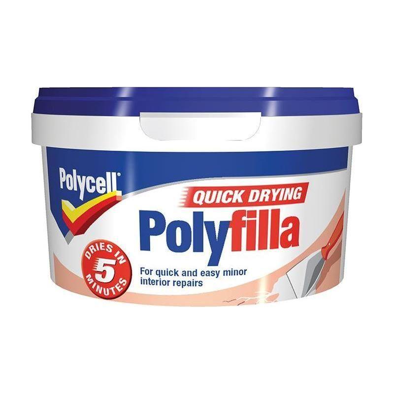 Polycell Multipurpose Quick Drying Polyfilla Tub 500g Polycell - RockBottom Nothampton