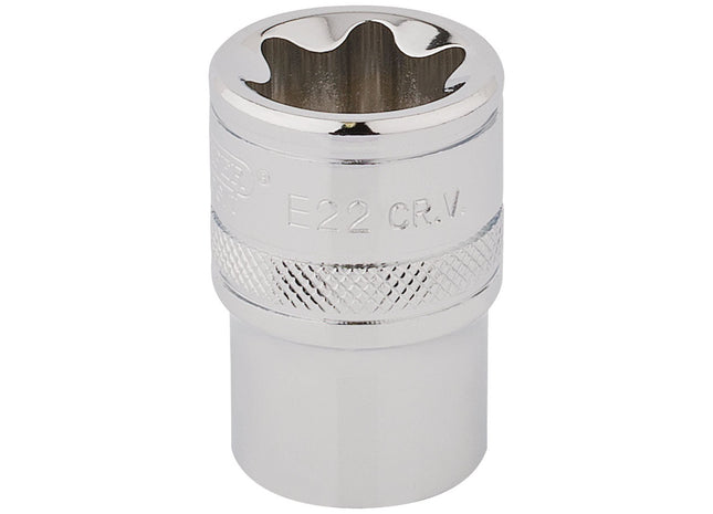 Draper TX-STAR Socket, 1/2" Sq. Dr., E22 34372 Draper - Town Tools 