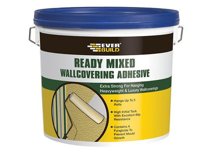 Everbuild Sika Ready Mixed Wallcovering Adhesive 4.5kg Everbuild Sika - RockBottom Northamptin