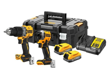 Dewalt Power Tools DCK2050E2T XR BL POWERSTACK™ Twin Kit 18V DeWALT Power Tools - RockBottom Northampton