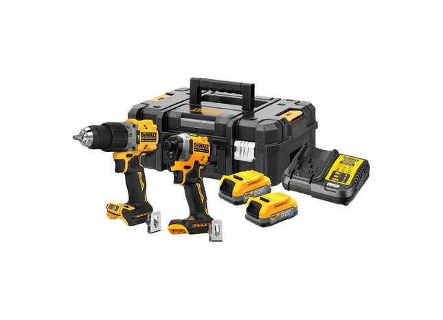 Dewalt Power Tools DCK2050E2T XR BL POWERSTACK™ Twin Kit 18V DeWALT Power Tools - RockBottom Northampton