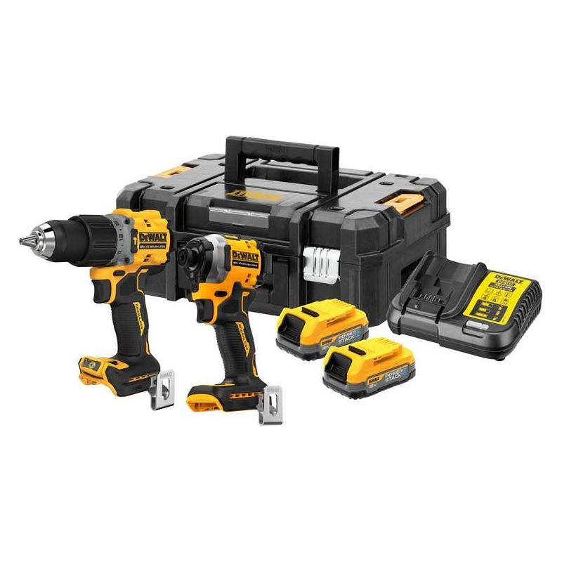 Dewalt Power Tools DCK2050E2T XR BL POWERSTACK™ Twin Kit 18V DeWALT Power Tools - RockBottom Northampton