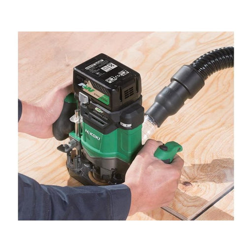 Hikoki M3612DA/JPZ 1/4 & 1/2in Multi-Volt Router 36V 1 x 2.5Ah Li-ion HiKOKI - RockBottom Northampton