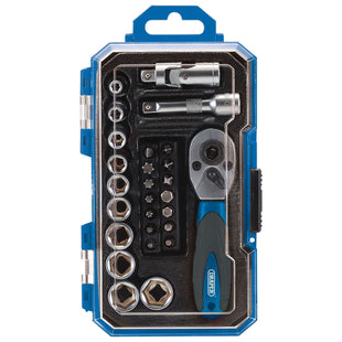 Draper Socket Set, 1/4" Sq. Dr. (27 Piece) 04778 Draper - Town Tools 