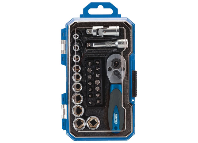 Draper Socket Set, 1/4" Sq. Dr. (27 Piece) 04778 Draper - Town Tools 