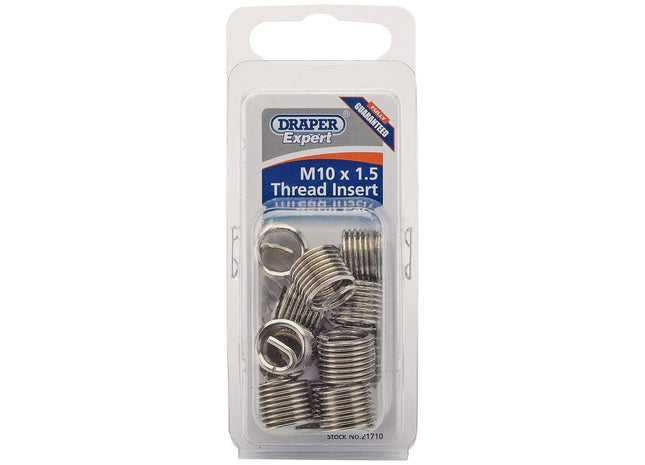 Draper Metric Thread Insert Refill, M10 x 1.5 (Pack of 12) 21710 Draper - Town Tools 