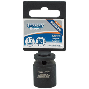 Draper Expert HI-TORQ 6 Point Impact Socket, 3/8" Sq. Dr., 17mm Draper - Town Tools 