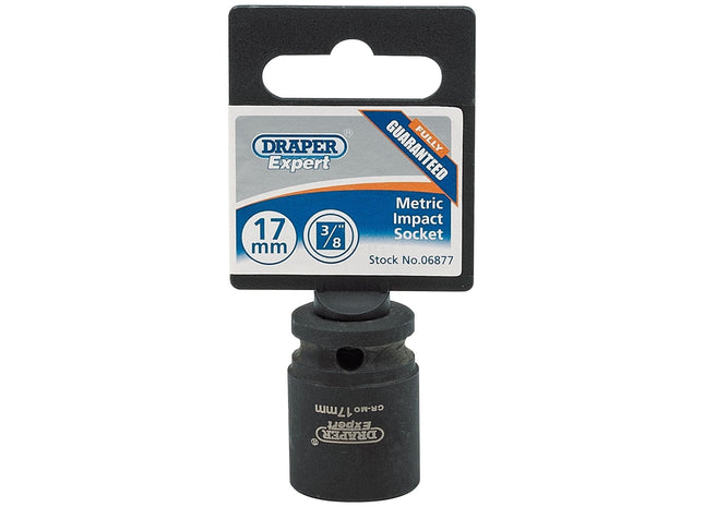 Draper Expert HI-TORQ 6 Point Impact Socket, 3/8" Sq. Dr., 17mm Draper - Town Tools 