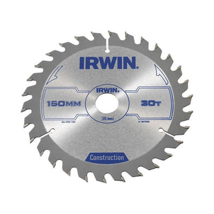 Irwin® Construction Circular Saw Blade 150 x 20mm x 30T ATB IRWIN® - RockBottom Northampton