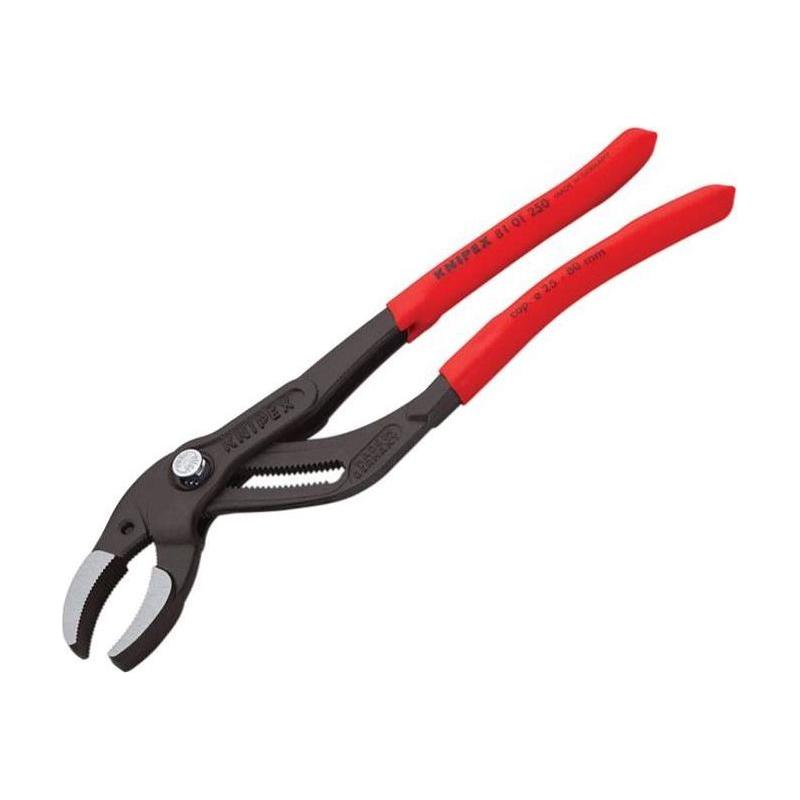 Knipex Plastic Pipe Grip Pliers Black 250mm Knipex - RockBottom Northampton