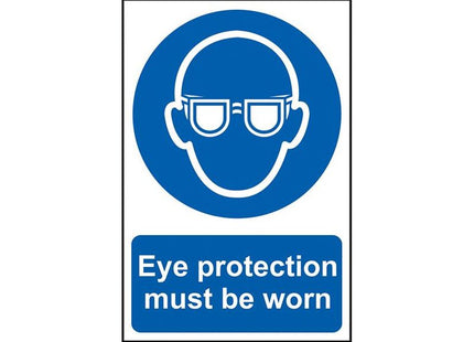 Scan Eye Protection Must Be Worn - PVC Sign 200 x 300mm Scan - RockBottom Nothampton