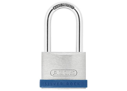 Abus Mechanical 40mm Silver Rock™ 5 Padlock Long Shackle 40mm Keyed Alike ABUS Mechanical - RockBottom Northampton 