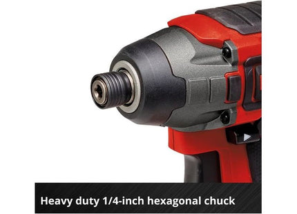 Einhell TP-CI 18/220 Li BL-Solo Power X-Change Impact Driver 18V Bare Unit Einhell - RockBottom Northamptin