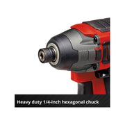 Einhell TP-CI 18/220 Li BL-Solo Power X-Change Impact Driver 18V Bare Unit Einhell - RockBottom Northamptin
