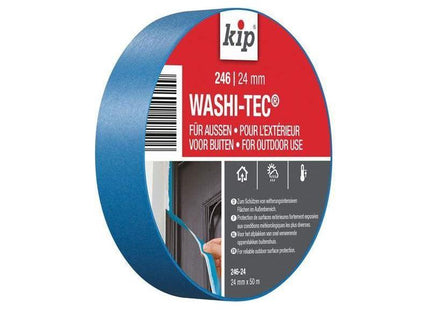 Kip® 246 Premium Outdoor WASHI-TEC® Masking Tape 24mm x 50m KIP® - RockBottom Northampton