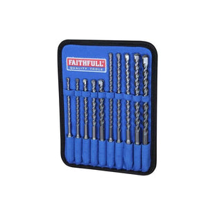 Faithfull SDS Plus Drill Bit Set, 10 Piece Faithfull - RockBottom Northampton