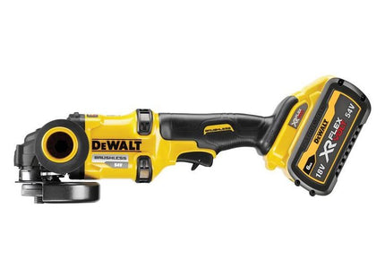 Dewalt Power Tools DCG418T2 XR FlexVolt Grinder 125mm 54V 2 x 2.0Ah Li-ion DeWALT Power Tools - RockBottom Northampton