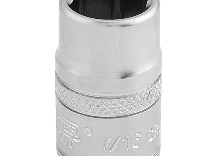 Draper 6 Point Imperial Socket, 3/8" Sq. Dr., 7/16" 16551 Draper - Town Tools 