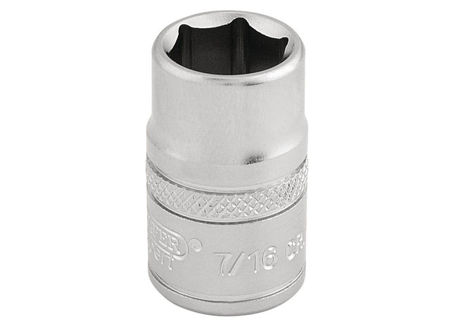 Draper 6 Point Imperial Socket, 3/8" Sq. Dr., 7/16" 16551 Draper - Town Tools 